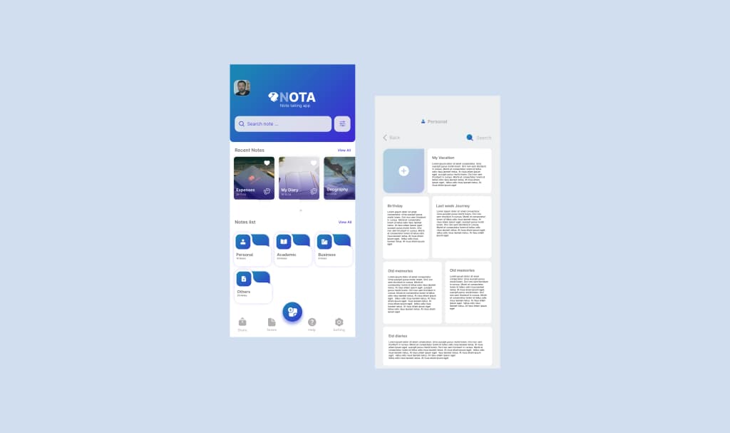 Note Taking app